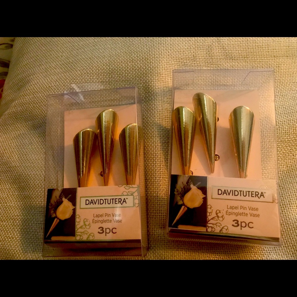 Lapel Vases - Boutineer - corsage set of 6